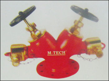 Fire Double Outlet Landing Valve