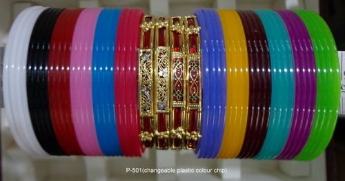 Handmade Chip Bangles 