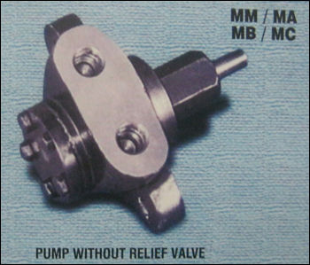 Pump Without Relief Valve