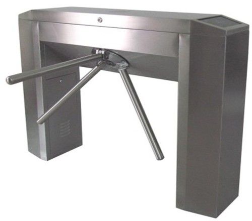 Tripod Turnstile - Rainproof #304 Stainless Steel, Elegant Design with Hydraulic Buffer, Automatic Reset and Arms Drop Safety Features