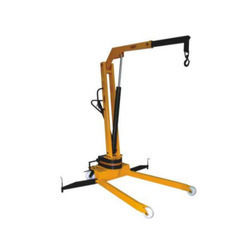 Hydraulic Floor Crane with Swiveling Rotating Boom