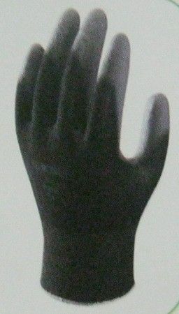 Palm Fit Black Hand Gloves