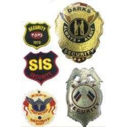 Security Metal Badges