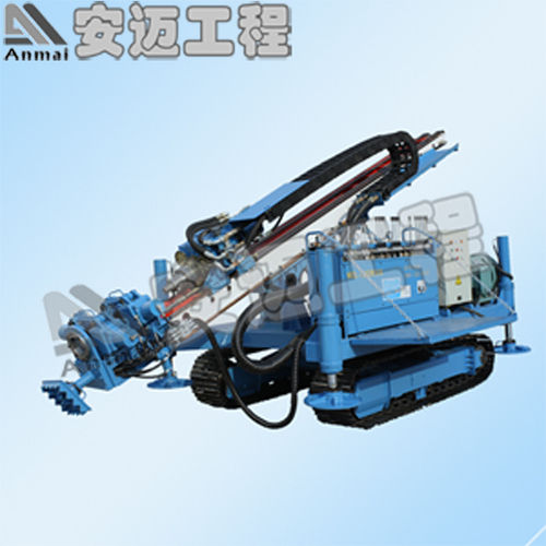 Silver And Yellow Mdl-150D Hydraulic Crawler Anchor Drilling Rig