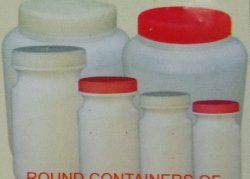 Different Size And Shapes Round Containers