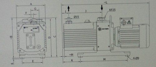 Rotary Vane Vacuum Pump (Fd6)