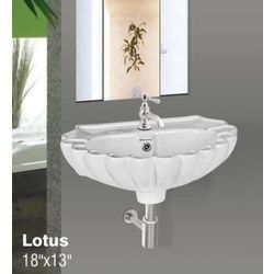 Wash Basin-Lotus (18''X13")