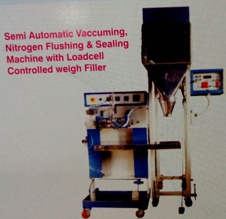 Semi Automatic Sealing Machine With Loadcell Controlled Weigh Filler