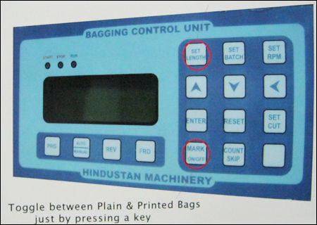 Bagging Control Unit Installation Type: Wall Mounted