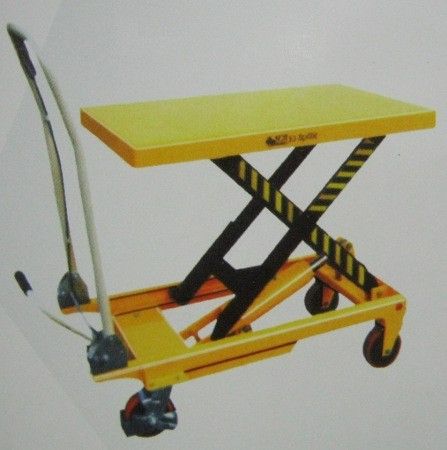 Scissor Lift Table Truck Application: Pole Line Fittings And Substation Fittings