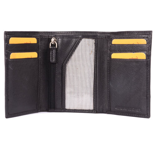 Men's Leather Trifold Wallet