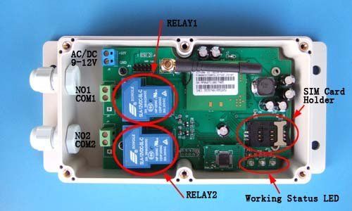 Gsm रिमोट कंट्रोल