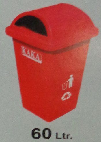 Red Waste Bin (60 Ltr.)