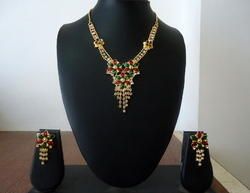 Designer Gold Imitation Necklace Set