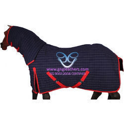 Horse Canvas Poly-Filled Rugs