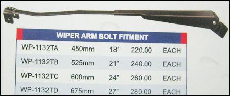 Wiper Arm Bolt Fitment