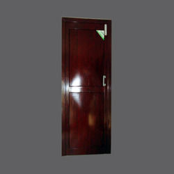 Dark Brown Solid Panel PVC Doors