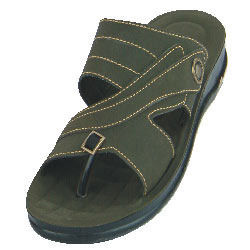 Men's Leather Sandals - Genuine Leather Material, Elegant Design for All Occasions