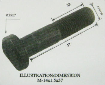 Wheel Bolt (Ax-wb-1154)