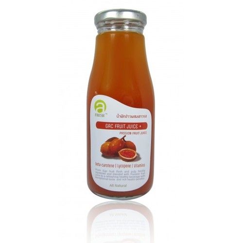 Gac Fruit Juice Blended with Passion Fruit Juice 250 ml.