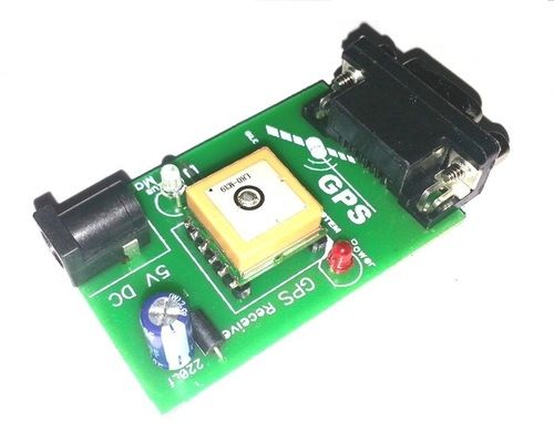 Black Gps With Embedded Patch Antenna