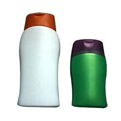 plastic shampoo bottles