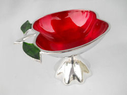 Apple Shaped Enamelled Fruit Stand