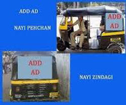 Rickshaw Advertising Service - Expert Delivery, Advanced Technology & Quality Designs