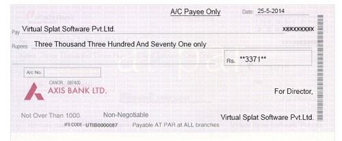 Cheque Printing Software