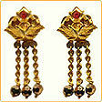 Designer Gold Earrings