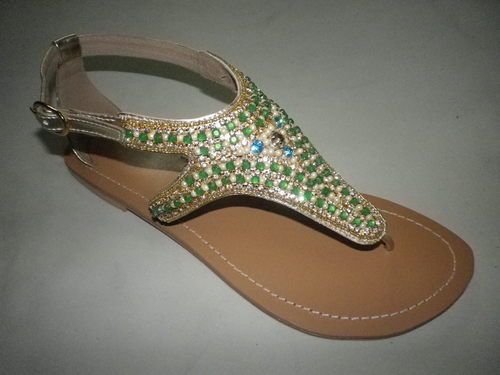 Handmade Embroidered Leather Sandal