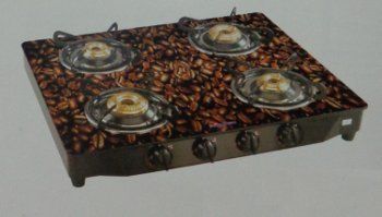 Coffee Beans 4 Burner Cooktop (SFCB-GL-0134B)