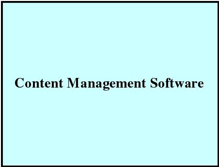 Content Management Software