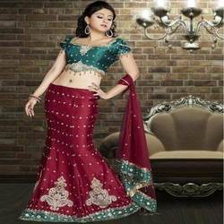 Fish Cut Lehenga Choli