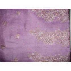 Purple Light Work Saree