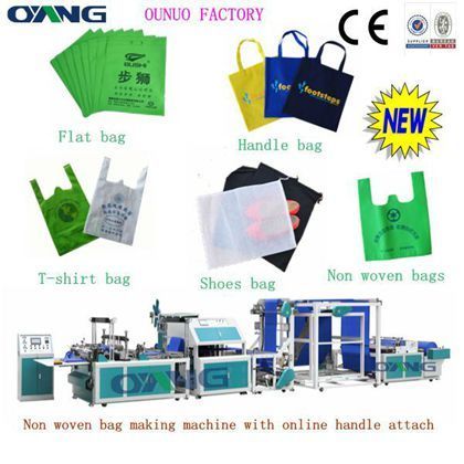 D-Cut Non Woven Bag Making Machine