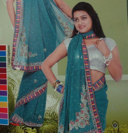 Designer Saree (V0672)