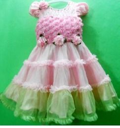 Girl Partywear Designer Frock