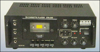 Front Loading Pa Cassette Amplifier (Cpa-550)