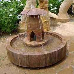 Rainbow Sandstone Fountain