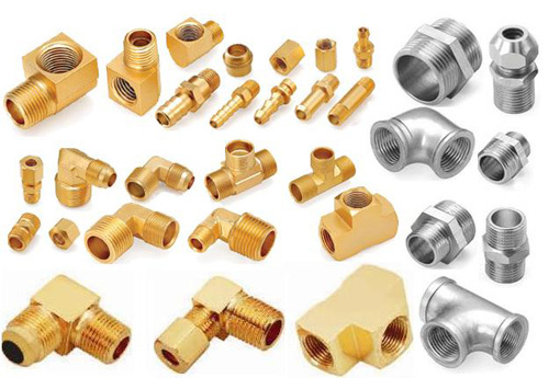 C.P. Fittings - Brass Various Sizes Chrome Finish | Durable Reliable ISO Standard NPT Thread