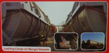 Lashing Cargo On Barge/Vessels Services