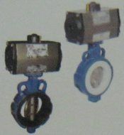 Butterfly Valve with Pneumatic Rotary Actuator