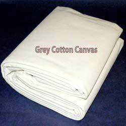 Grey Cotton Canvas Fabric