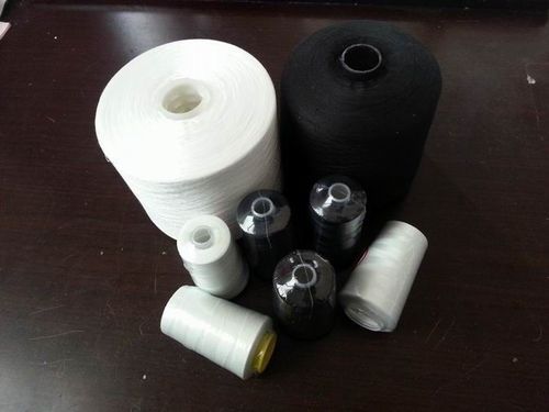 100% Polyester Sewing Thread Raw White 50/2