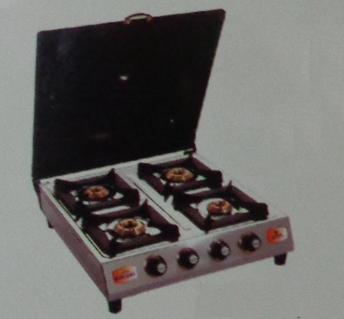 Four Burner Square With Lid Cooktop (s1)