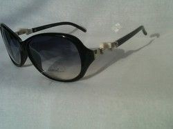 Designer Black Non Polarized Sunglasses