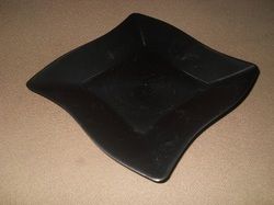 Black Plastic Plate
