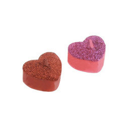 Designer Heart Shaped Candles