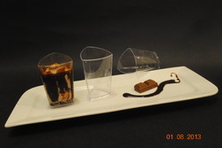 Mousse And Cheese Cake Glass